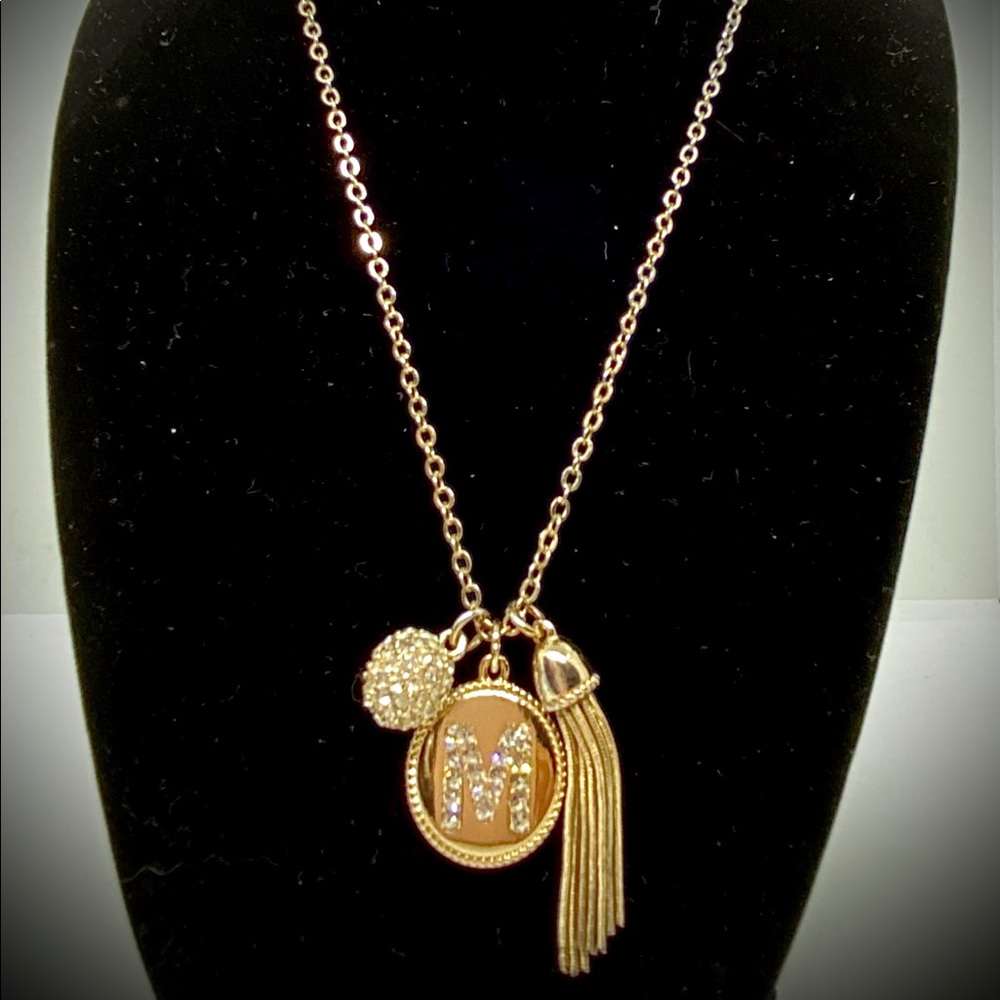 Vintage Liz Claiborne Charm Necklace